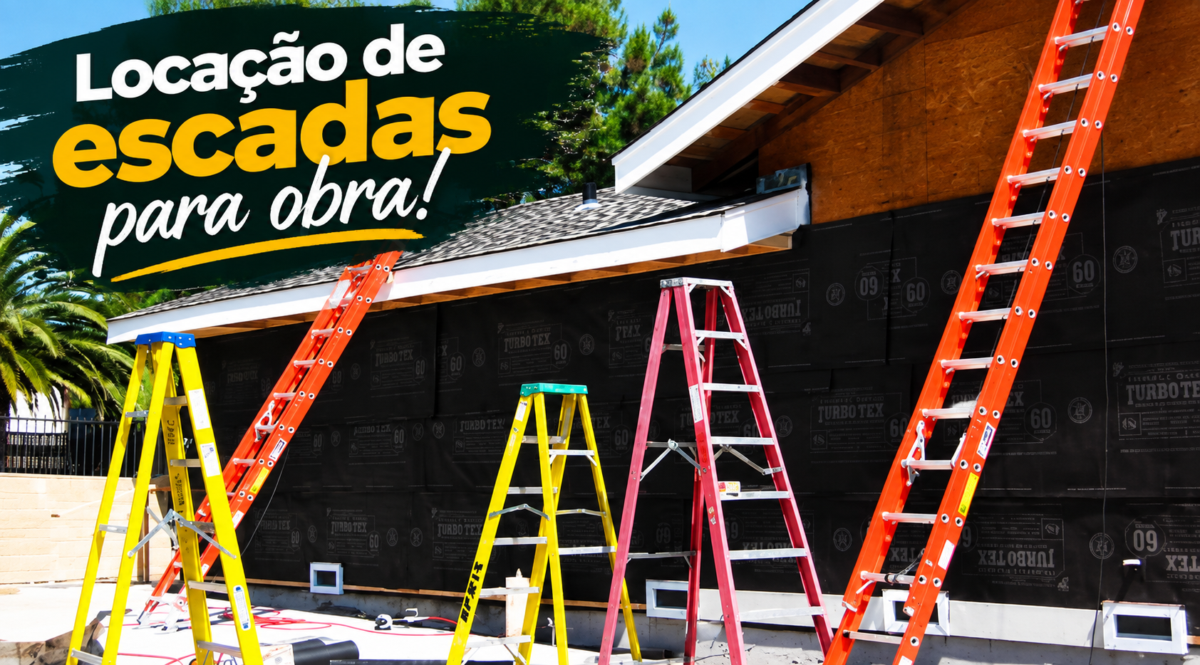 Imagem da Locação de escadas para obra