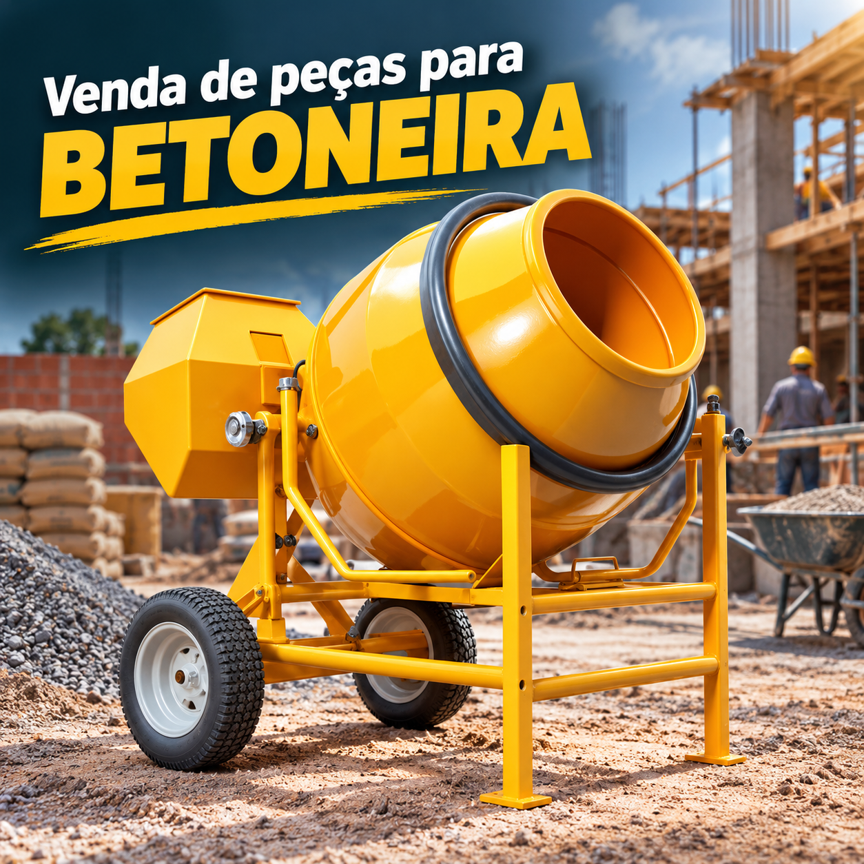 Imagem da publicação: Venda de Peças para Betoneiras